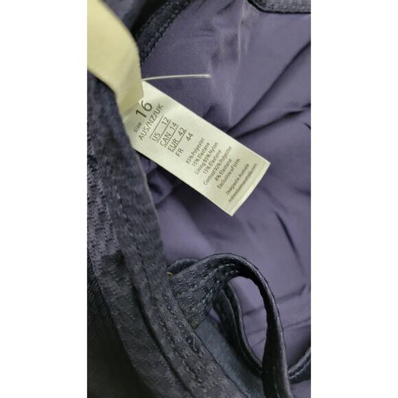 Sea Level Amazing Lace Spliced Plunge One Piece With Ladder Lace Size 12 - Picture 6 of 10